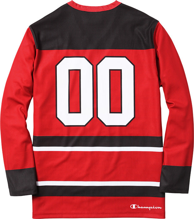 Supreme long shops sleeve hockey jersey