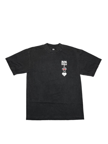 Witzenberg Sneakers Sale Online x Boiling Crab 'Good Kids' Logo Tee Washed Black