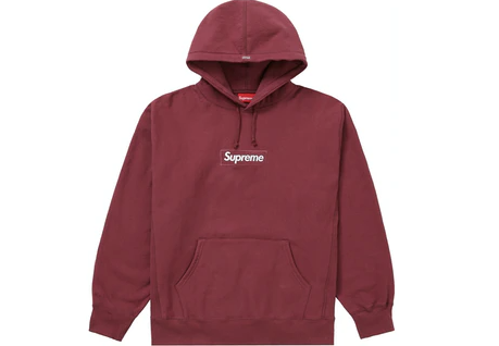 Supreme Box Logo Hooded Sweatshirt (FW21) Plum (WORN) – RIF LA