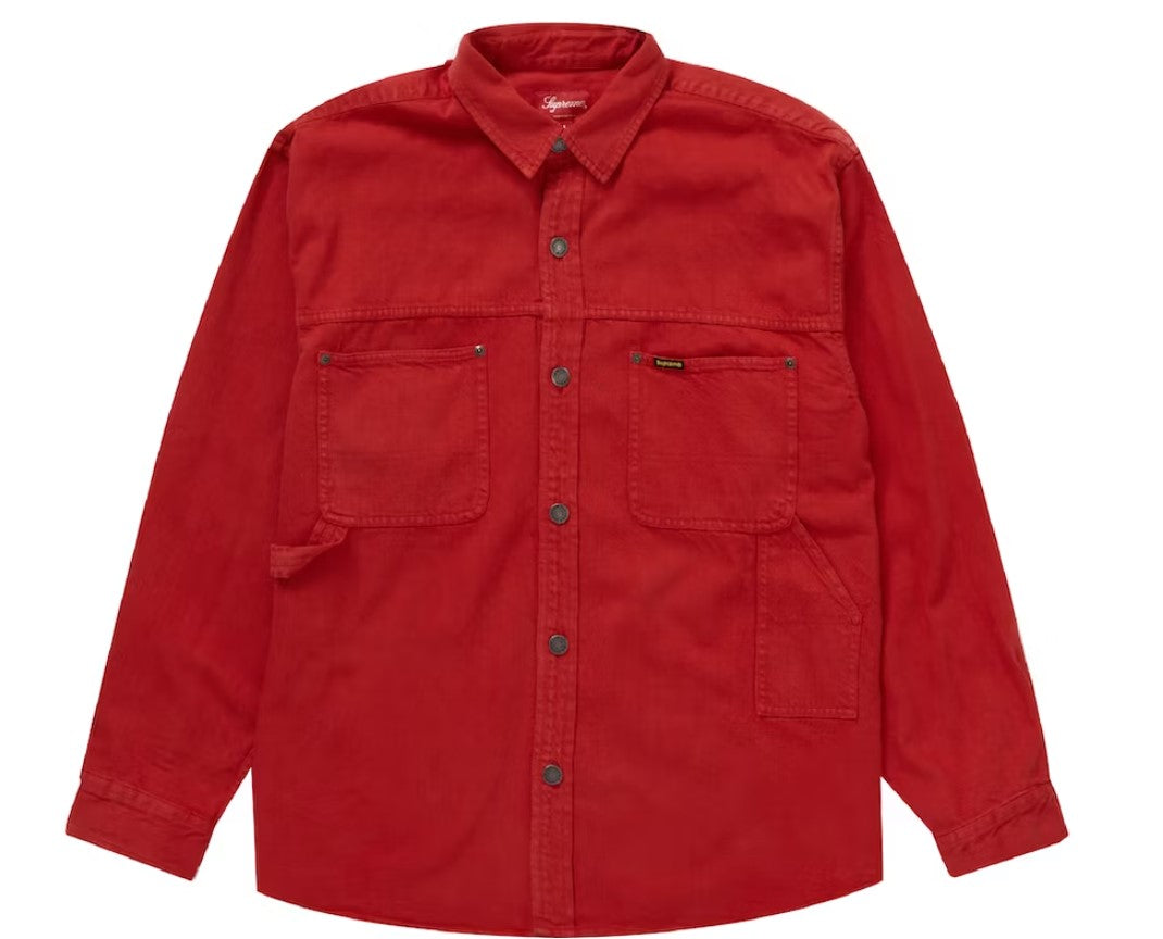 Supreme Denim Painter Shirt Red (WORN) – RIF LA