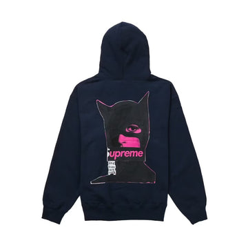 Supreme Catwoman Hooded Sweatshirt Navy (WORN)