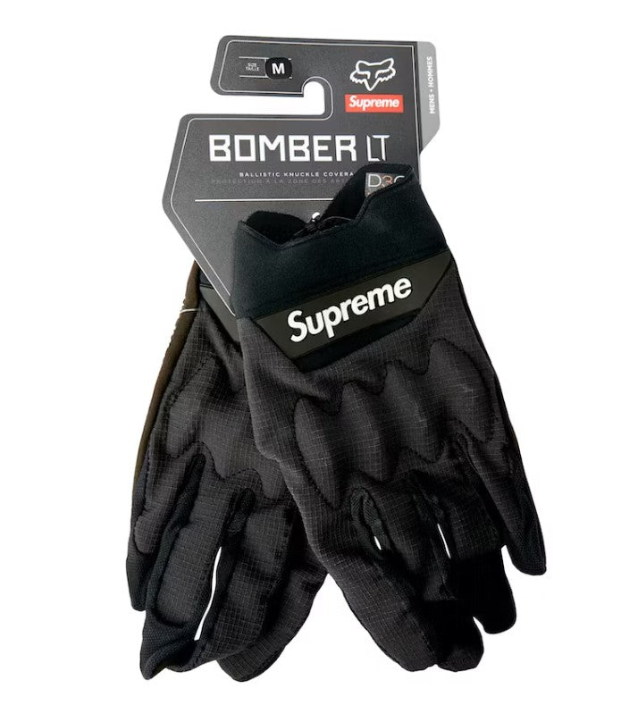 Supreme Fox Racing Bomber LT Gloves Black – RIF LA