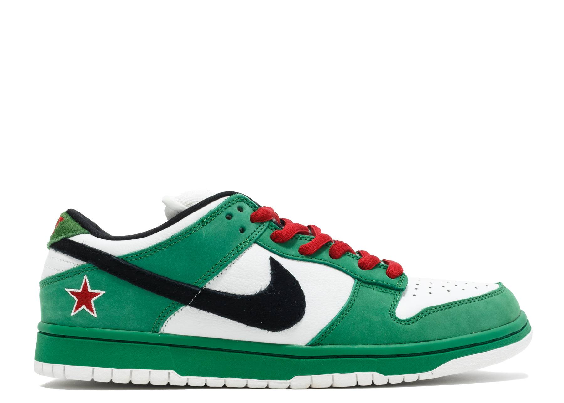 sb dunk low heineken