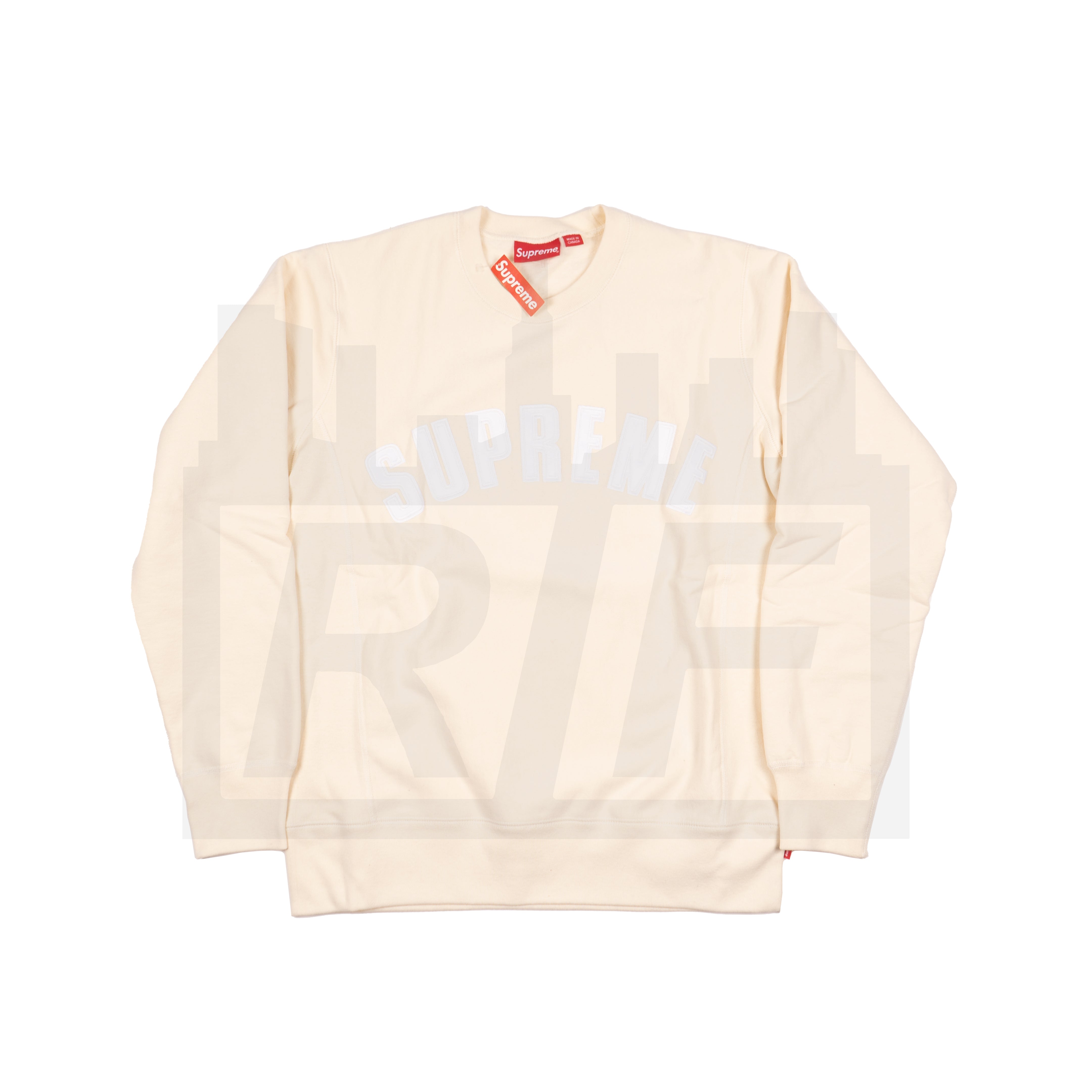 Supreme Arc Logo Crewneck (F/W15) Natural