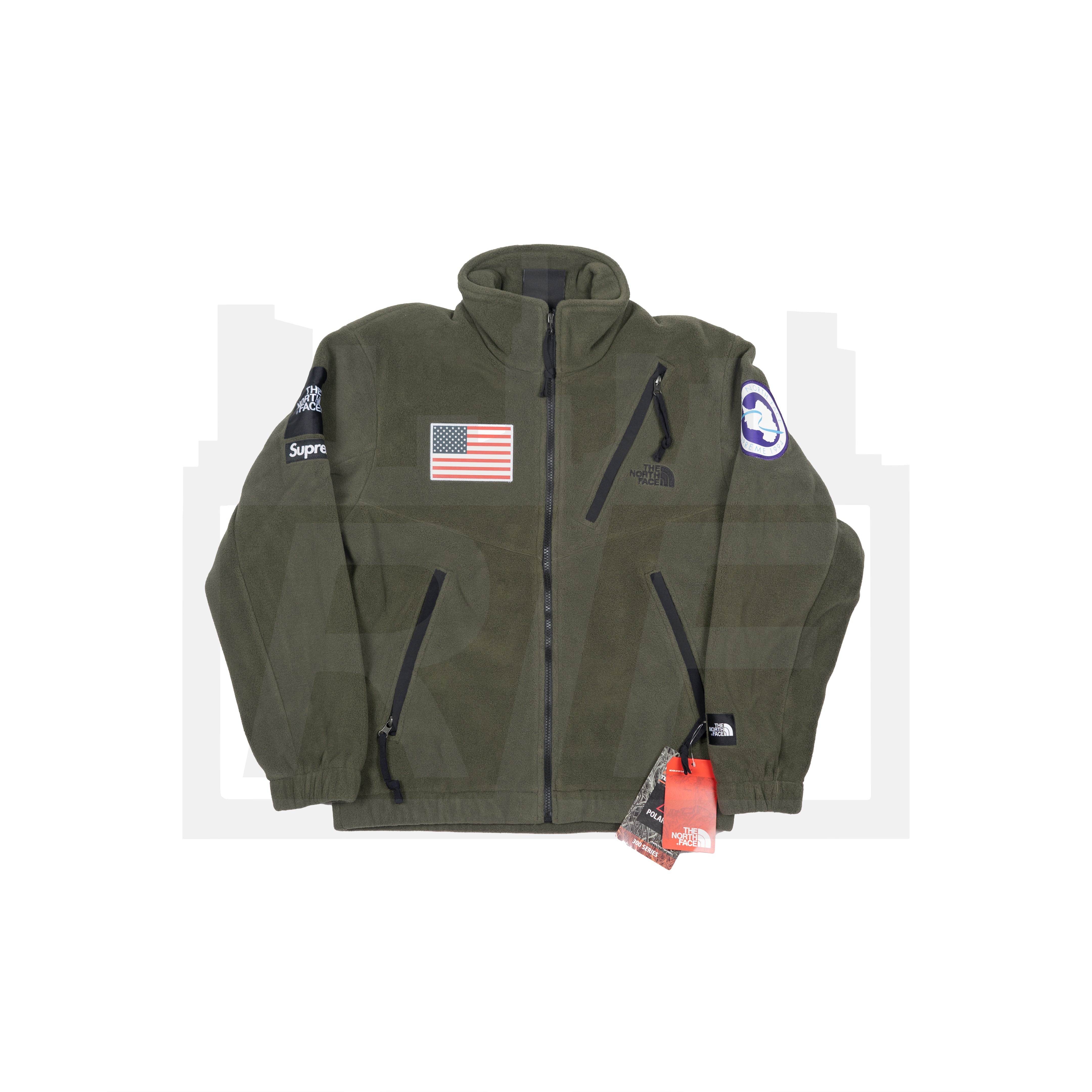 Supreme The North Face Trans Antarctica Expedition Fleece Jacket (S/S17)  Olive