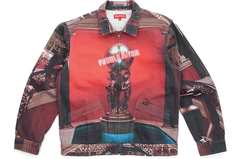 M Supreme Scarface The World Is Yours Denim Jacket