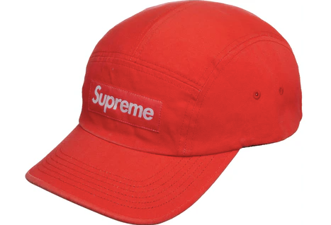 Supreme Washed Chino Twill Camp Cap (FW21) Neon Red – RIF LA