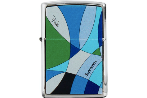 Supreme Emilio Pucci Zippo Blue – RIF LA