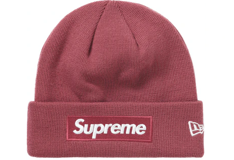 Supreme New Era Box Logo Beanie (FW21) Plum – RIF LA