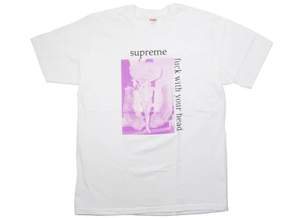 Supreme Fuck With Your Head Tee White – RIF LA