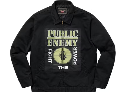 Supreme UNDERCOVER/Public Enemy Work Jacket Black – RIF LA