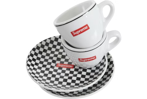 Supreme IPA Porcellane Aosta Espresso Set (Set of 2) Black – RIF LA