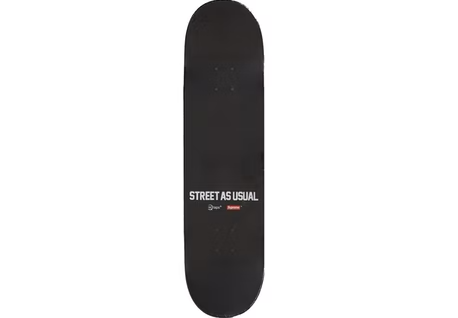 Supreme WTAPS Sic'em! Skateboard Deck Black – RIF LA