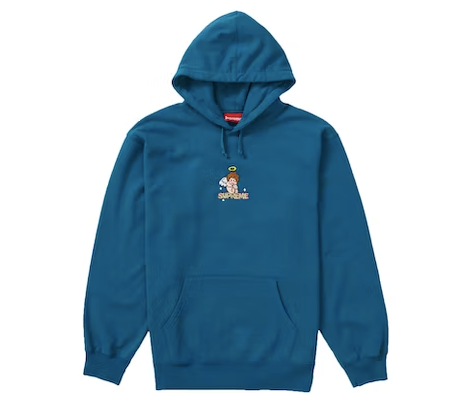Supreme Angel Hooded Sweatshirt Marine Blue – RIF LA