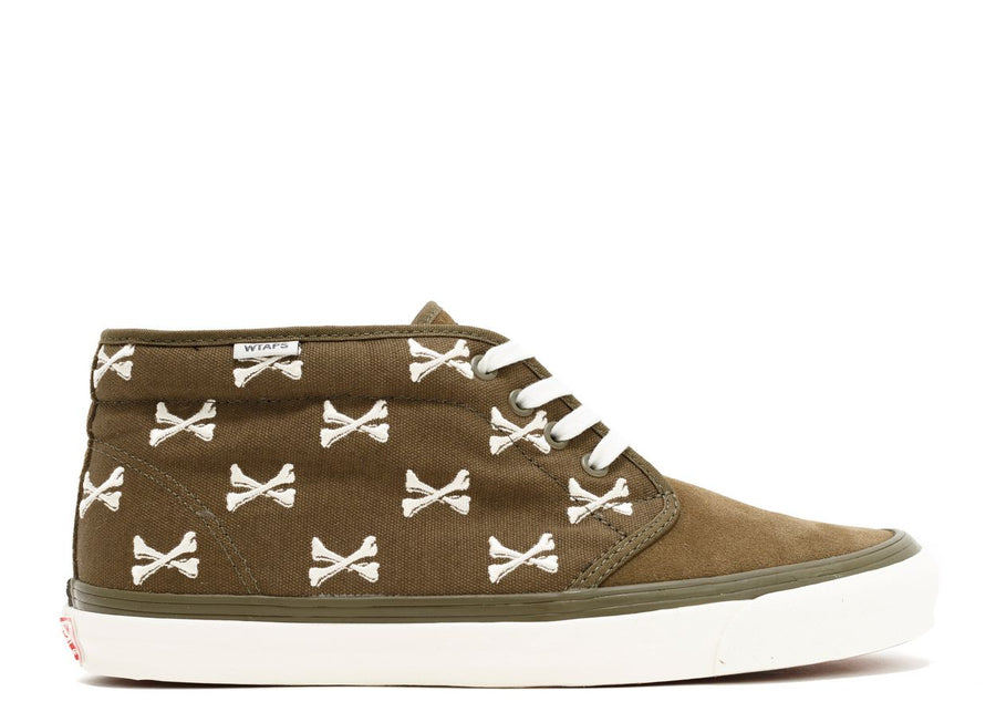 Vans Chukka Boot WTAPS Olive Crossbones (WORN)