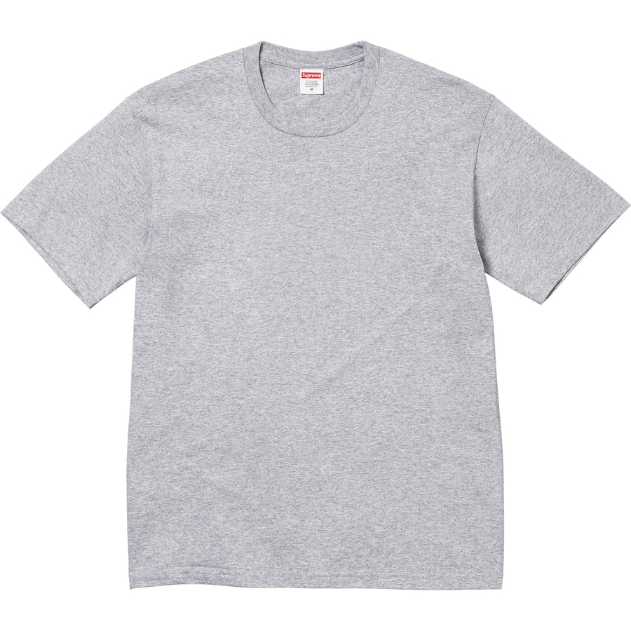 Supreme Backwards Tee Heather Grey