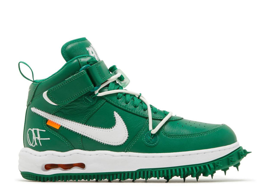 nike hyperfuse with strap sandals boots clearance Mid Off-White Pine Green