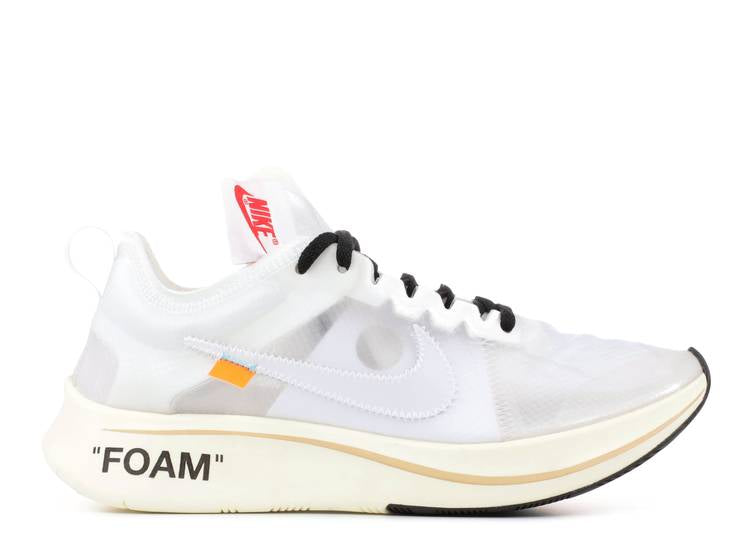 nike red Zoom Fly Off-White (WORN)