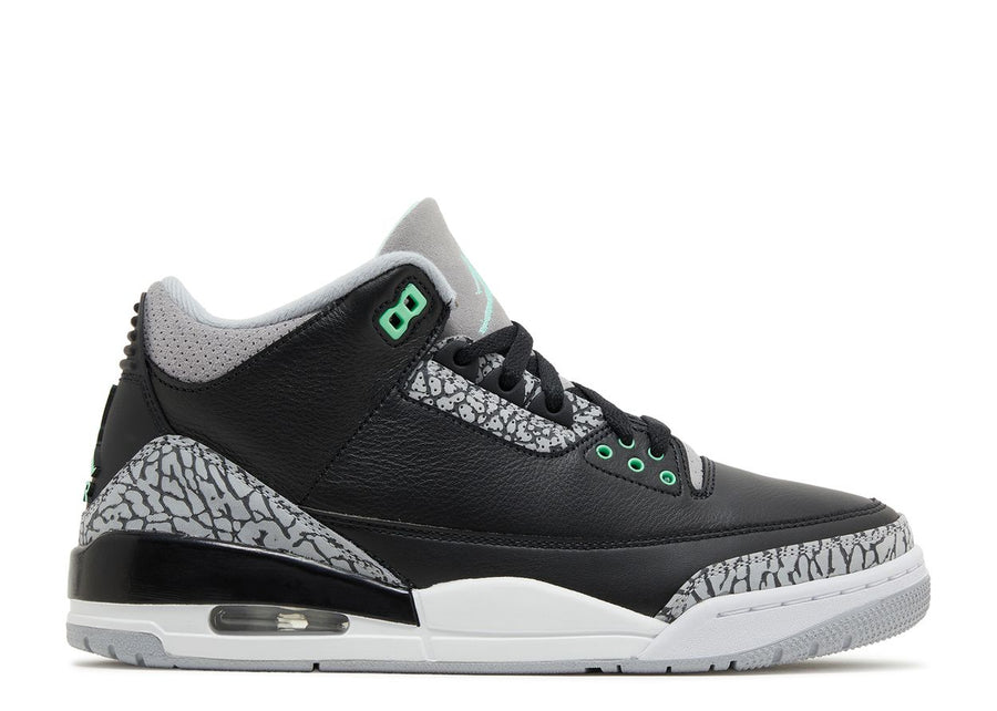 Jordan 3 Retro Green Glow (WORN)