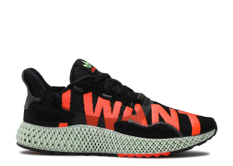 adidas ZX 4000 4D I Want I Can Black (WORN)