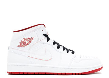 Jordan 1 Mid Gym Red Black White