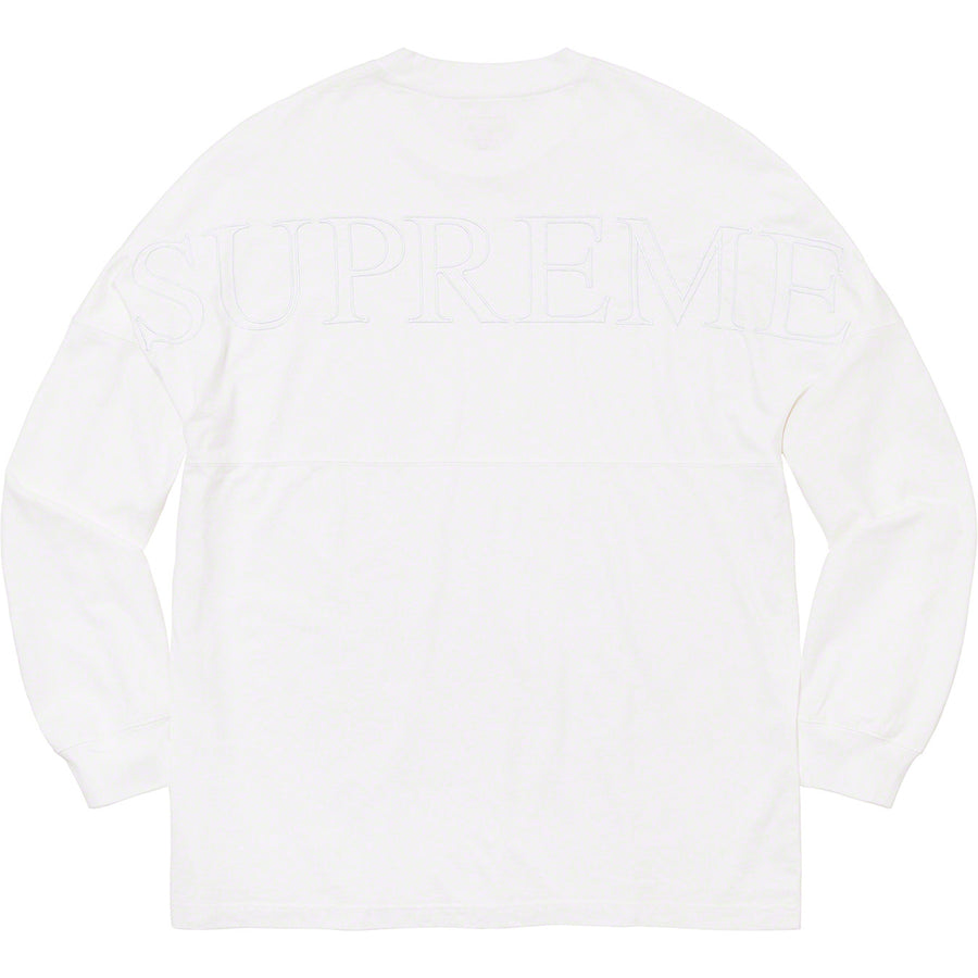 Supreme Overdyed L/S Tee White