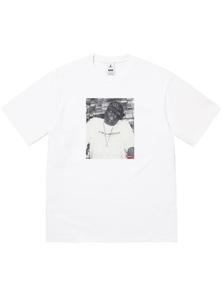 Supreme Jordan Biggie S/S Top White