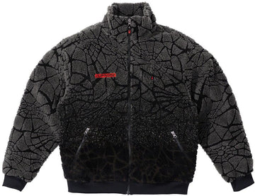 Supreme Spyder Web Polar Fleece Jacket Black