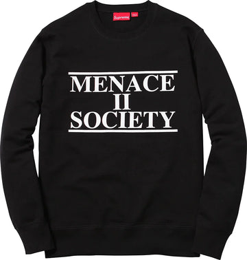 Supreme Menace Crewneck (S/S14) Black (WORN)