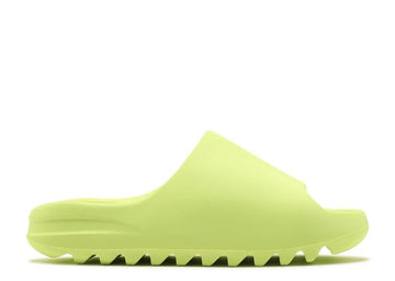 adidas wood Yeezy Slide Glow Green (WORN)