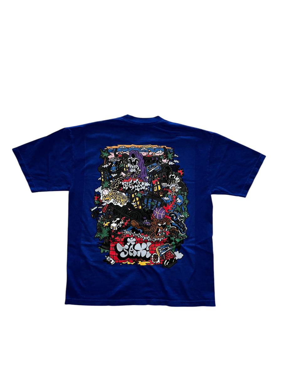 RIF LA x JAX Tee Blue