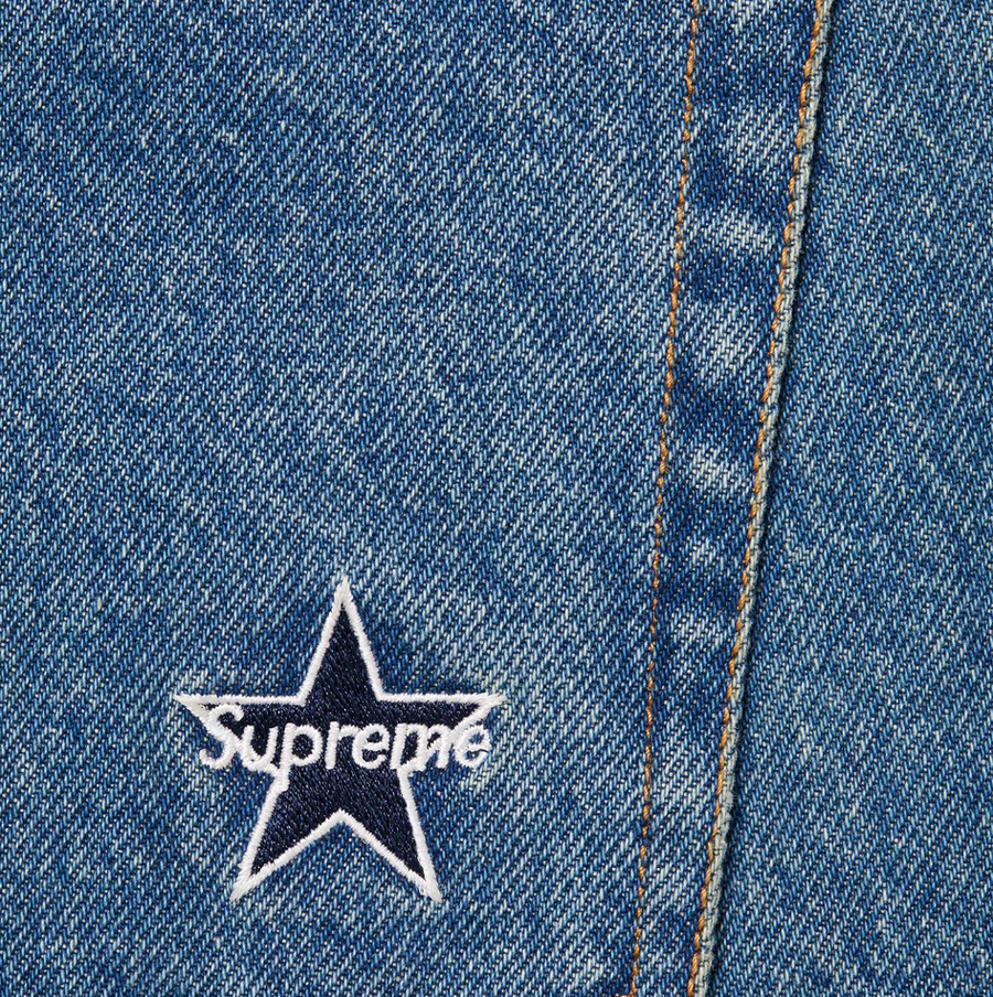 Supreme Regular Jean (SS22) Washed Blue (WORN)