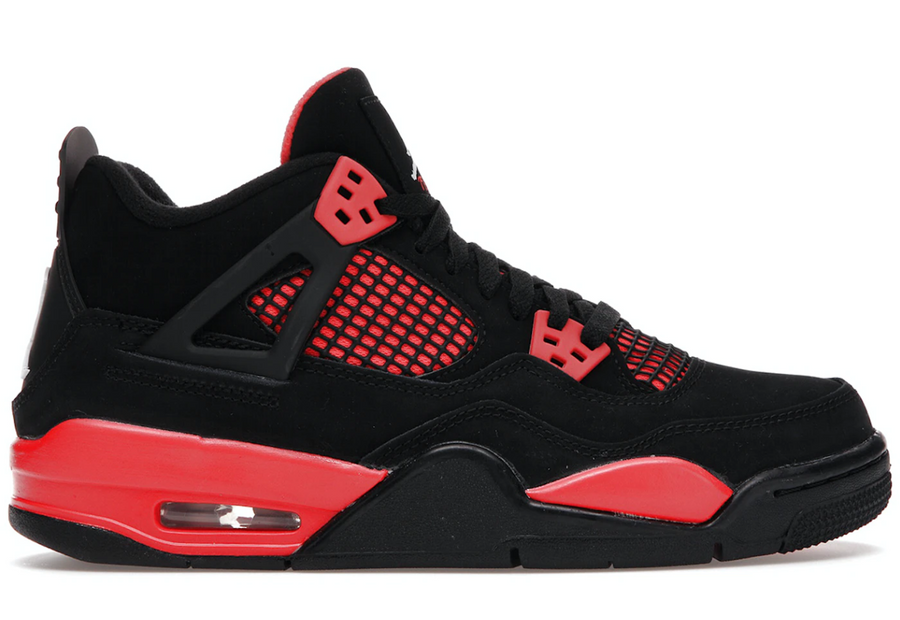 Jordan 4 Retro Red Thunder (GS) (WORN)