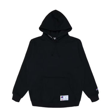 Supreme Champion Hooded Sweatshirt (SS18) Black (WORN)