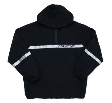 flare Reflective Taping Hooded Pullover Black