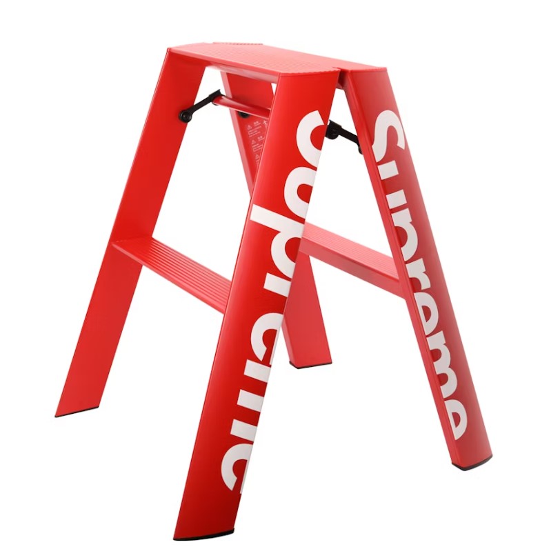 Supreme Lucano Step Ladder Red