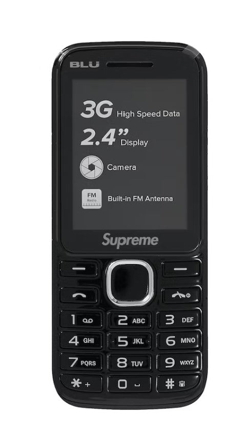 Supreme BLU Burner Phone Black