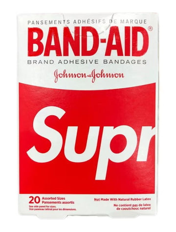 Supreme x Band Aid Adhesive Bandages (Box of 20) Red 6 Pack