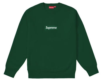 Supreme Box Logo Crewneck (FW18) Dark Green