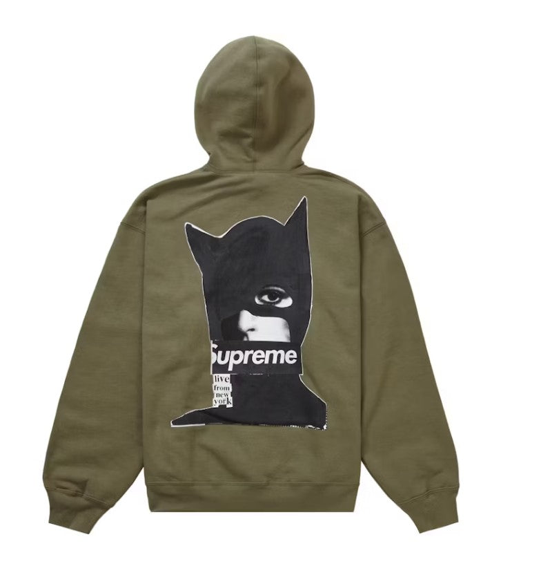 Supreme Catwoman Hooded Sweatshirt Light Olive