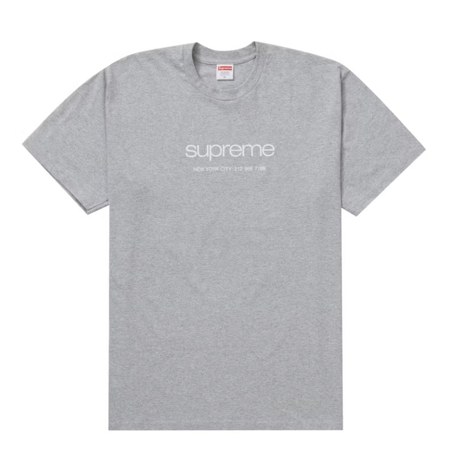 Supreme Shop Tee Heather Grey