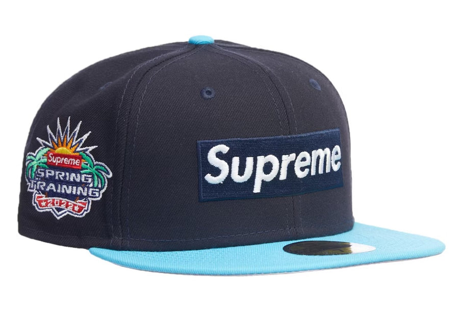 Supreme 2-Tone Box Logo New Era Blue