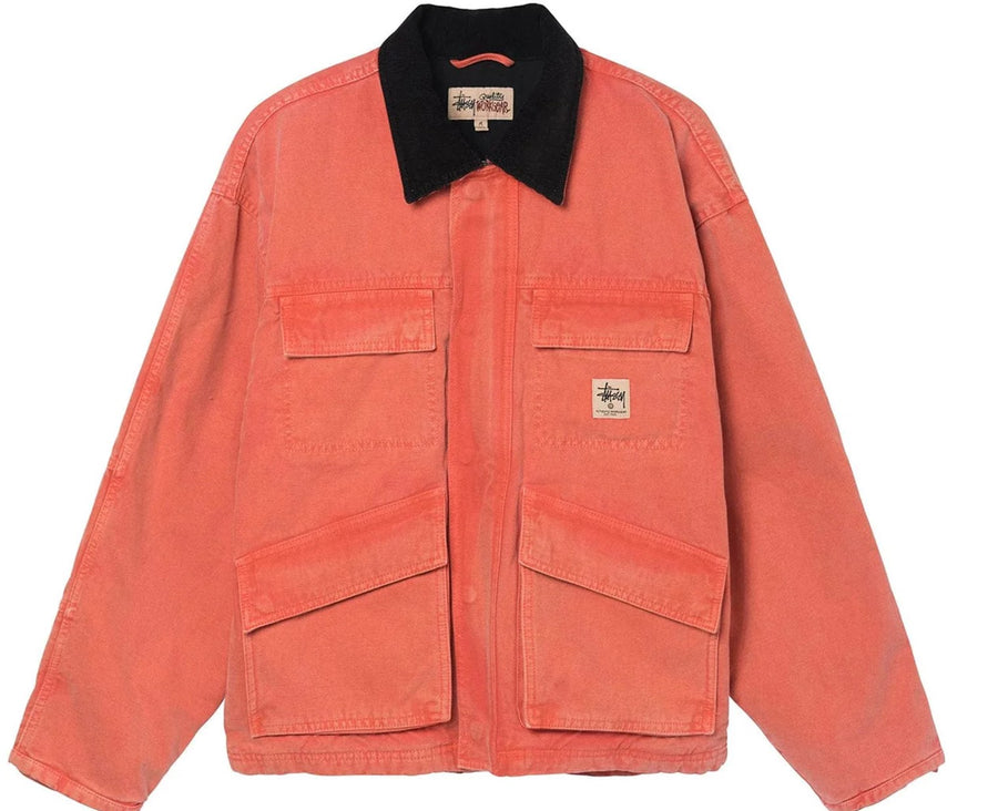 Stüssy  WASHED CANVAS SHOP JACKET (WORN)