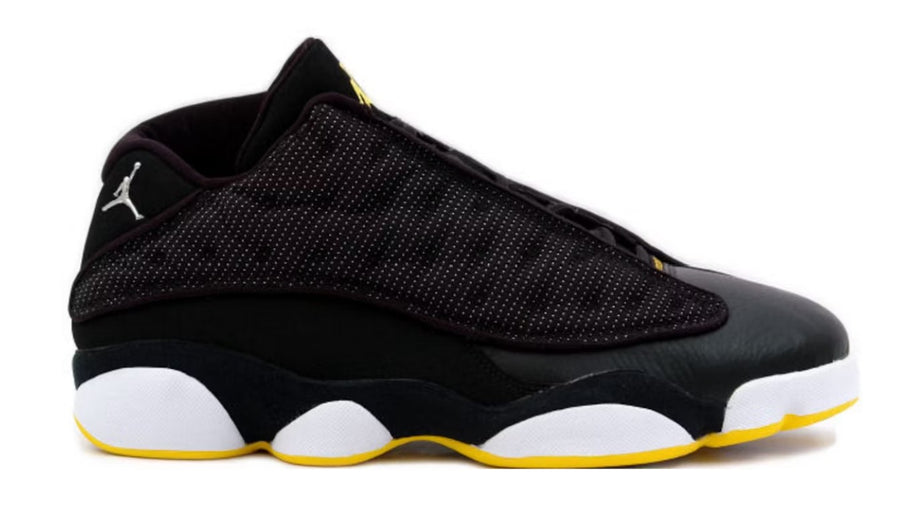 Jordan 13 Retro Low Black Varsity Maize (WORN)