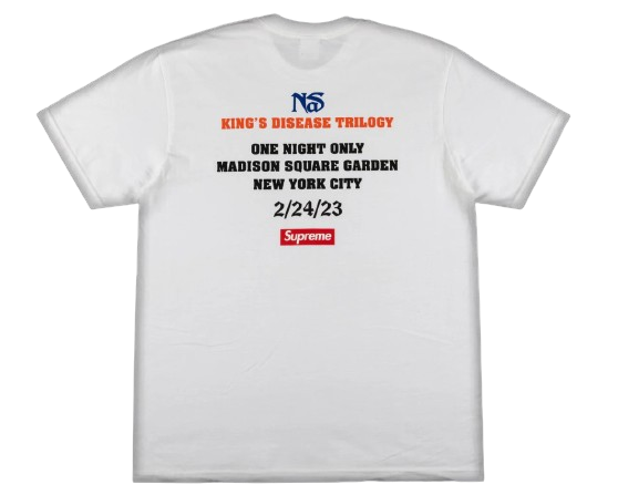 SUPREME NAS MADISON SQUARE GARDEN FRIENDS AND FAMILY TEE