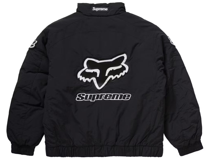 Supreme Fox Racing Puffy Jacket Black