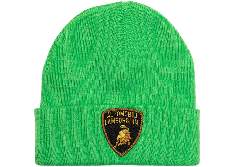 Supreme Automobili Lamborghini Beanie Lime