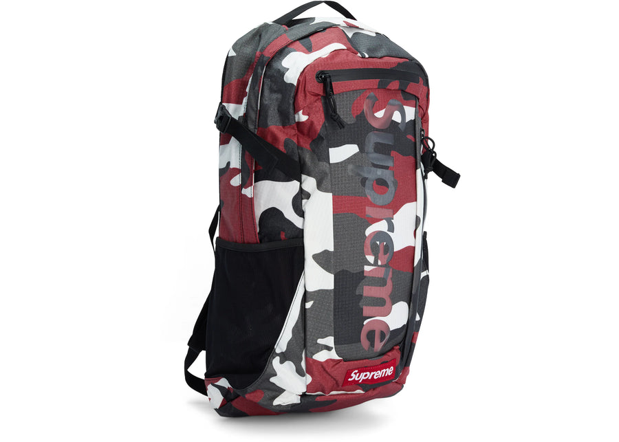 Supreme Backpack Backpack (SS21) Red Camo