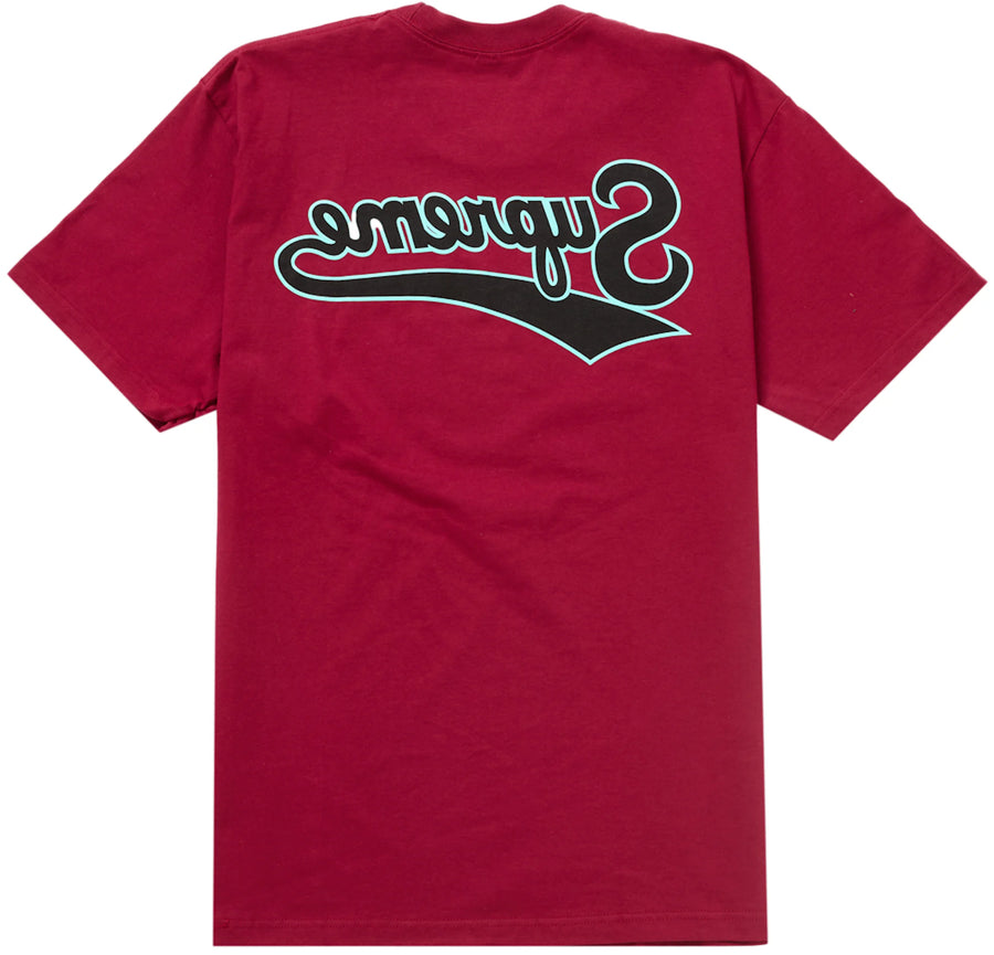 Supreme Backwards Tee Cardinal