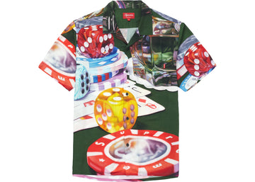 Supreme Casino Rayon Shirt Green (WORN)